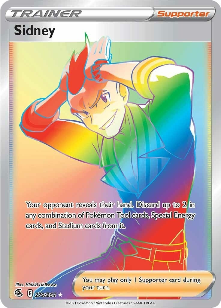 Image for Sidney (Secret) (279/264) (SWSH08: Fusion Strike) - Pokemon