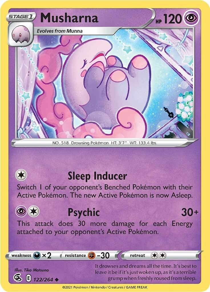 Image for Musharna (122/264) (SWSH08: Fusion Strike) - Pokemon