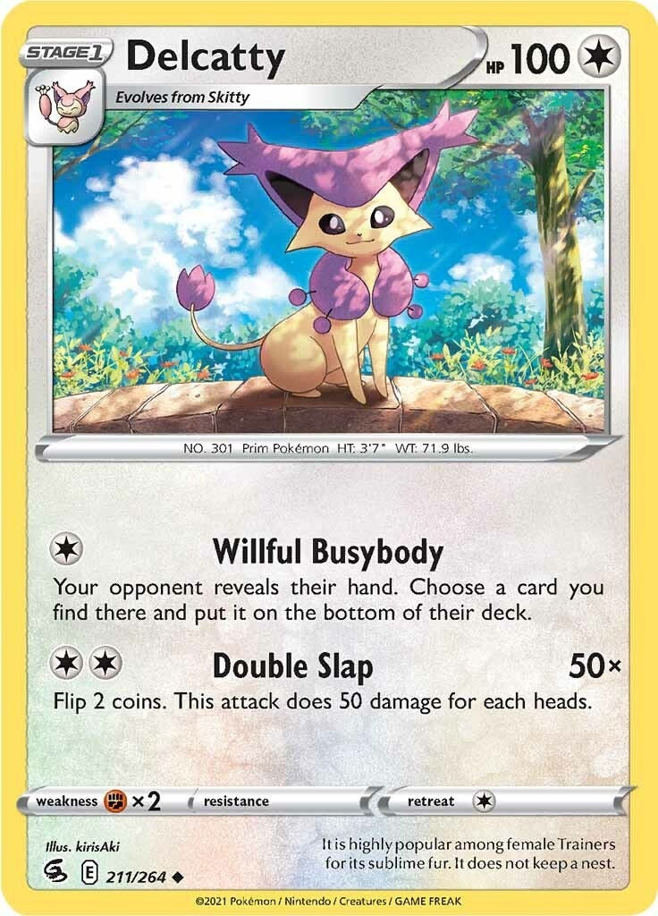 Image for Delcatty (211/264) (SWSH08: Fusion Strike) - Pokemon