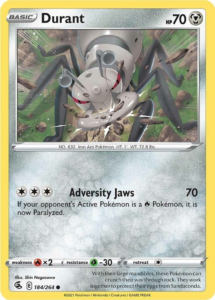 Image for Durant (184/264) (SWSH08: Fusion Strike) - Pokemon