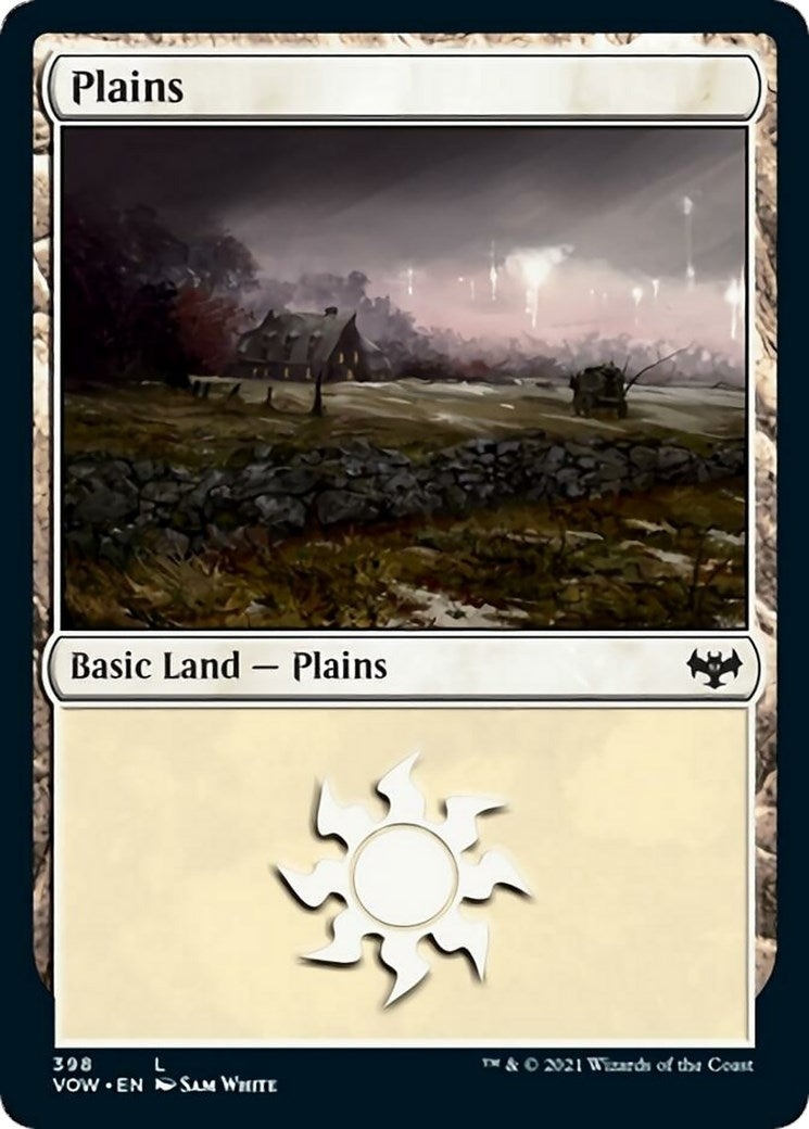 Plains (398) (398) (Innistrad: Crimson Vow)