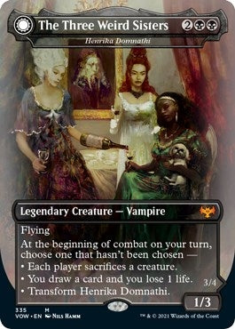 The Three Weird Sisters - Henrika Domnathi (335) (Innistrad: Crimson Vow)