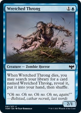 Image for Wretched Throng (91) - Magic: The Gathering