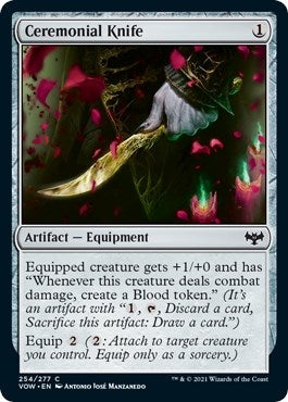 Ceremonial Knife (254) (Innistrad: Crimson Vow)