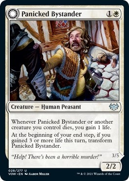 Panicked Bystander (28) (Innistrad: Crimson Vow)