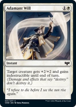 Adamant Will (1) (Innistrad: Crimson Vow)
