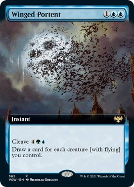Image for Winged Portent (Extended Art) (365) - Magic: The Gathering
