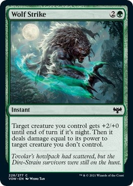 Image for Wolf Strike (228) - Magic: The Gathering