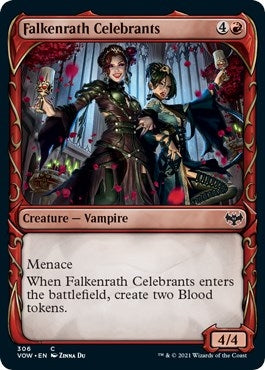 Falkenrath Celebrants (Showcase) (306) (Innistrad: Crimson Vow)