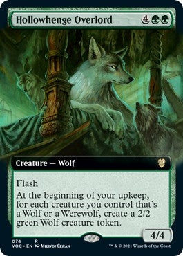Hollowhenge Overlord (Extended Art) (74) (Commander: Innistrad: Crimson Vow)