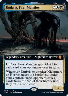 Umbris, Fear Manifest (Extended Art) (76) (Commander: Innistrad: Crimson Vow)