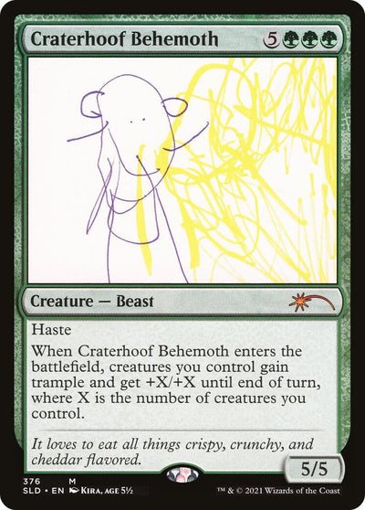 Craterhoof Behemoth (376) (376) (Secret Lair Drop Series)