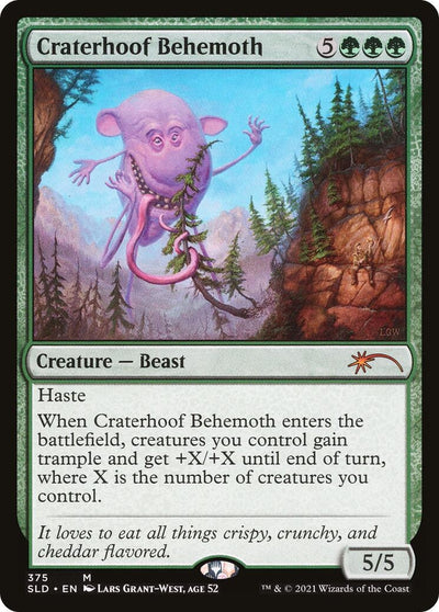 Craterhoof Behemoth (375) (375) (Secret Lair Drop Series)