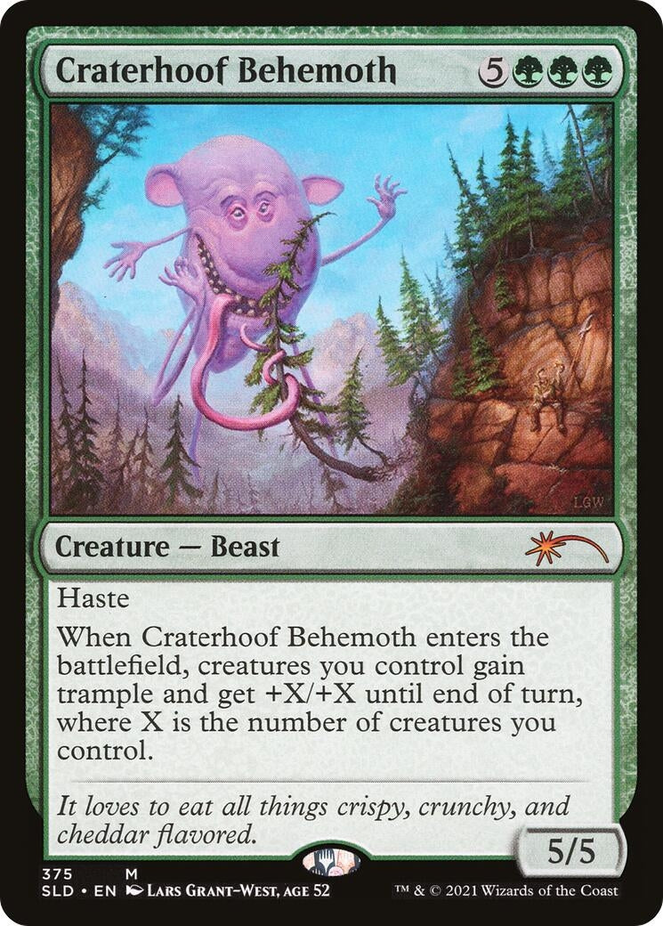 Craterhoof Behemoth (375) (375) (Secret Lair Drop Series)