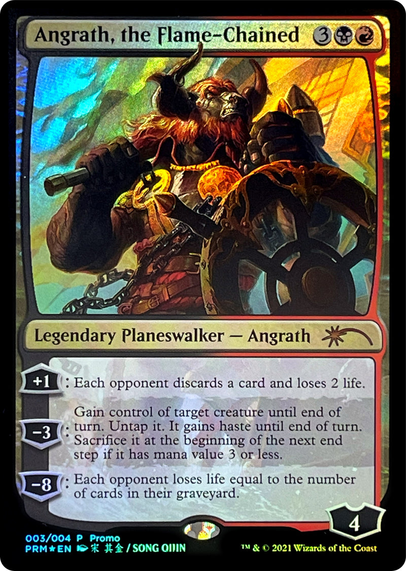 Angrath, the Flame-Chained (3) (Unique and Miscellaneous Promos)