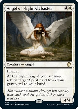 Angel of Flight Alabaster (77) (Commander: Innistrad: Crimson Vow)