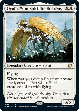 Oyobi, Who Split the Heavens (95) (Commander: Innistrad: Crimson Vow)