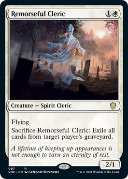 Remorseful Cleric (97) (Commander: Innistrad: Crimson Vow)