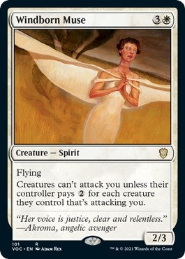 Windborn Muse (101) (Commander: Innistrad: Crimson Vow)