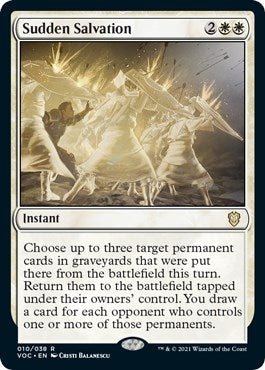 Sudden Salvation (10) (Commander: Innistrad: Crimson Vow)