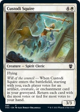 Custodi Squire (83) (Commander: Innistrad: Crimson Vow)