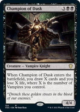 Champion of Dusk (124) (Commander: Innistrad: Crimson Vow)