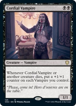 Cordial Vampire (125) (Commander: Innistrad: Crimson Vow)