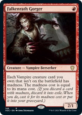 Falkenrath Gorger (146) (Commander: Innistrad: Crimson Vow)