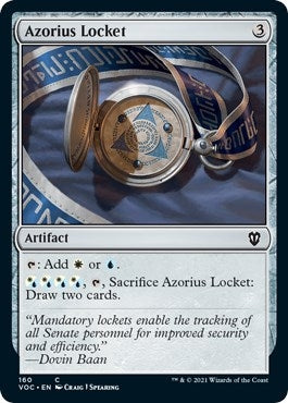 Azorius Locket (160) (Commander: Innistrad: Crimson Vow)