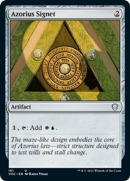 Azorius Signet (161) (Commander: Innistrad: Crimson Vow)