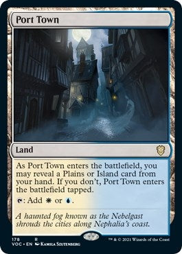 Port Town (178) (Commander: Innistrad: Crimson Vow)