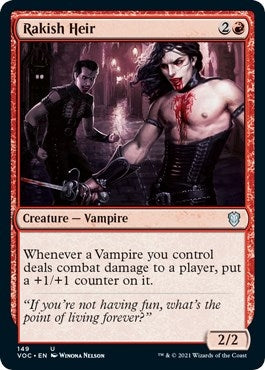 Rakish Heir (149) (Commander: Innistrad: Crimson Vow)