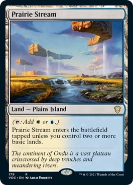 Prairie Stream (179) (Commander: Innistrad: Crimson Vow)
