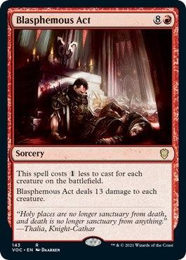 Blasphemous Act (143) (Commander: Innistrad: Crimson Vow)