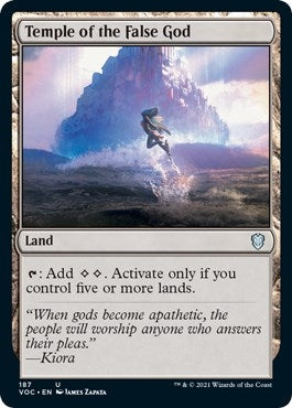 Temple of the False God (187) (Commander: Innistrad: Crimson Vow)