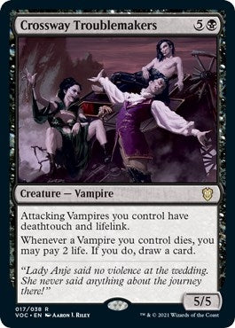 Crossway Troublemakers (17) (Commander: Innistrad: Crimson Vow)