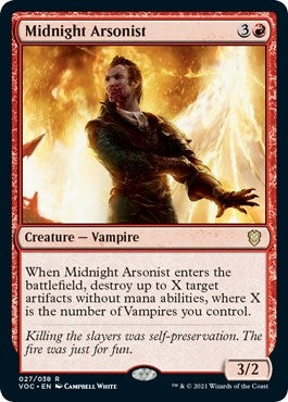 Midnight Arsonist (27) (Commander: Innistrad: Crimson Vow)