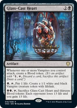 Glass-Cast Heart (18) (Commander: Innistrad: Crimson Vow)