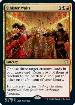 Sinister Waltz (30) (Commander: Innistrad: Crimson Vow)