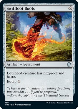 Swiftfoot Boots (169) (Commander: Innistrad: Crimson Vow)