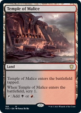 Temple of Malice (186) (Commander: Innistrad: Crimson Vow)