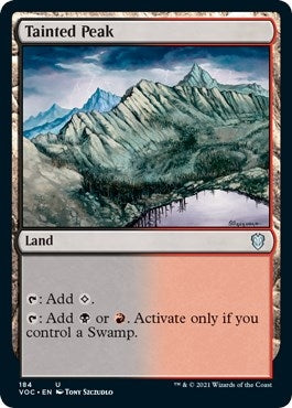 Tainted Peak (184) (Commander: Innistrad: Crimson Vow)