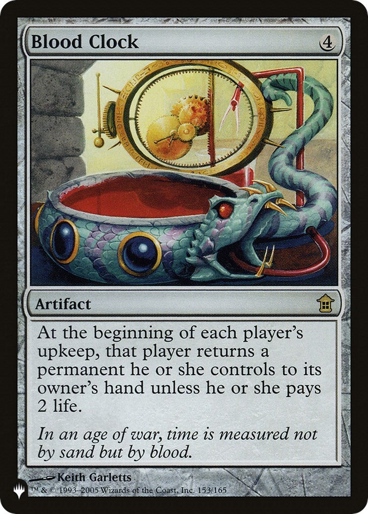Blood Clock (153/165) (The List Reprints)