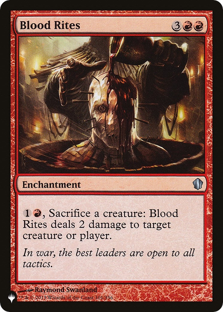 Blood Rites (101/356) (The List Reprints)