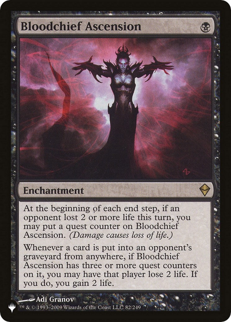 Bloodchief Ascension (82/249) (The List Reprints)