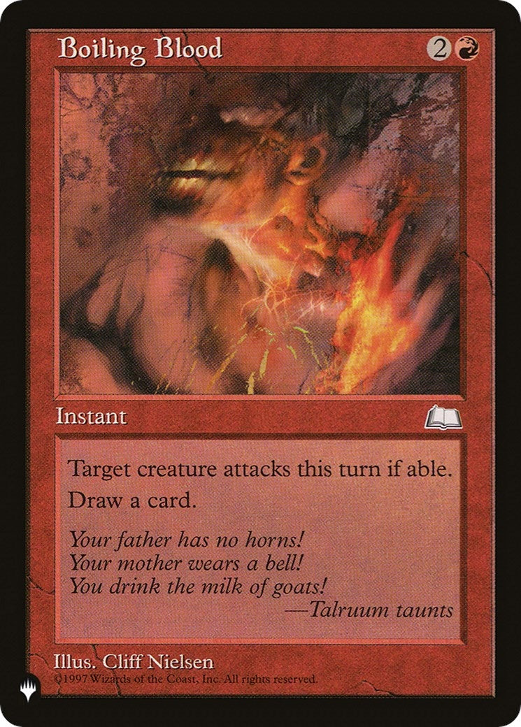 Boiling Blood (The List Reprints)