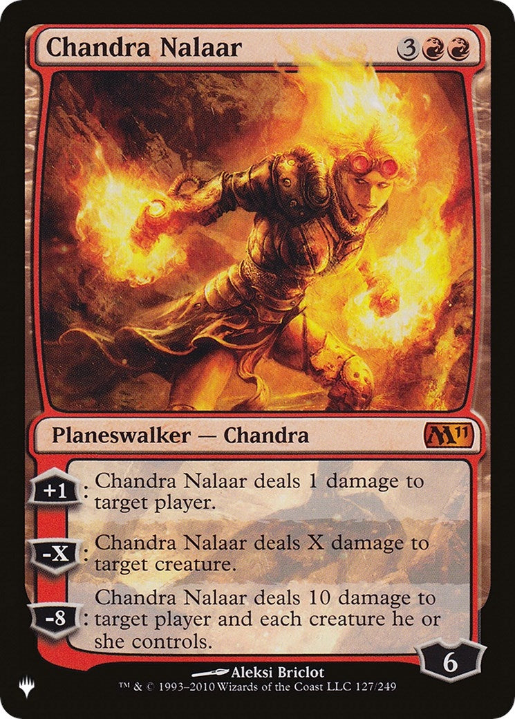 Chandra Nalaar (127/249) (The List Reprints)