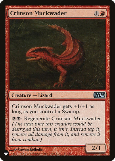 Crimson Muckwader (127/249) (The List Reprints)