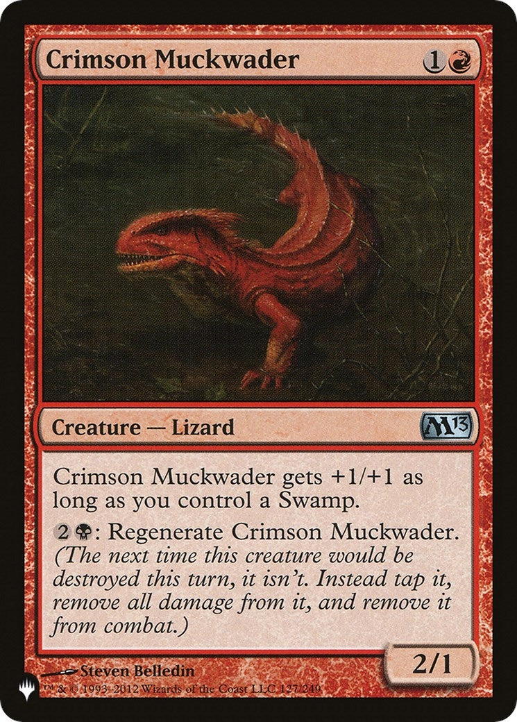 Image for Crimson Muckwader (127/249) (The List Reprints) - Magic: The Gathering