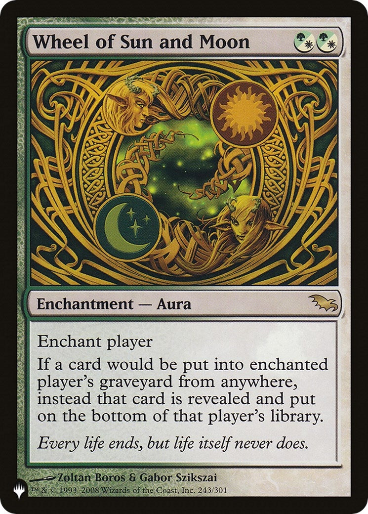 Wheel of Sun and Moon (243/301) (The List Reprints)
